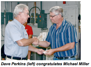 PRESS RELEASE:  McCLUNG RECOGNIZES EMPLOYEE OF THE 2nd QUARTER